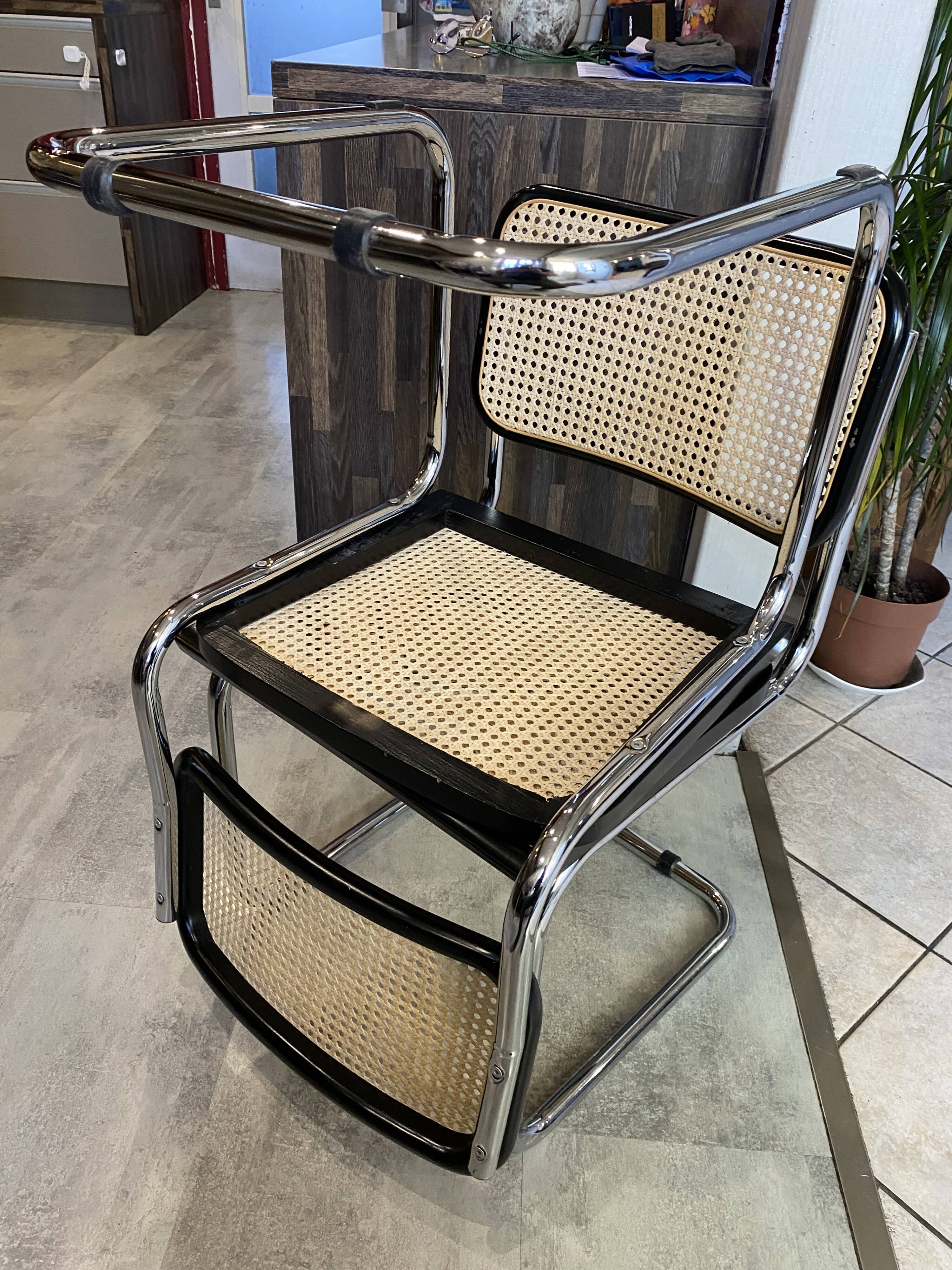 Cesca B32 chair vintage Marcel Breuer Italy