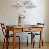 Trio d’opalines bistrot 1920 fil corde