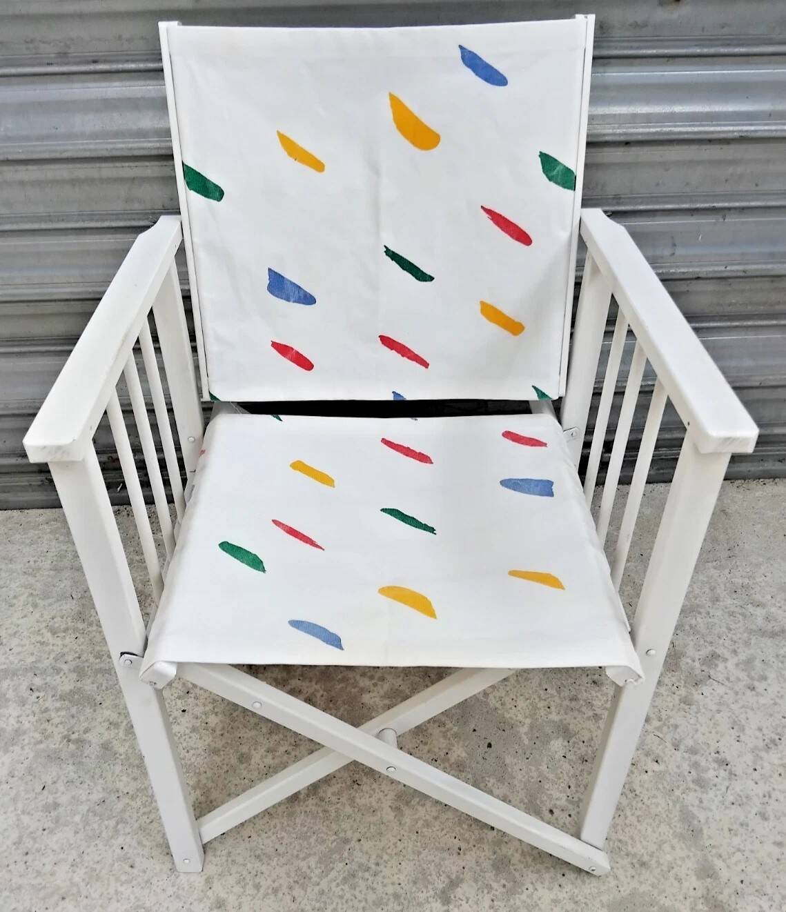 Pair of Vintage Director's Style Folding Armchairs