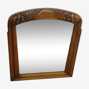 Mirror in wood of the years 30-57 x 67 cm