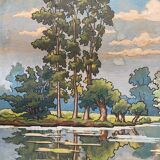 Tableau paysage André Gault