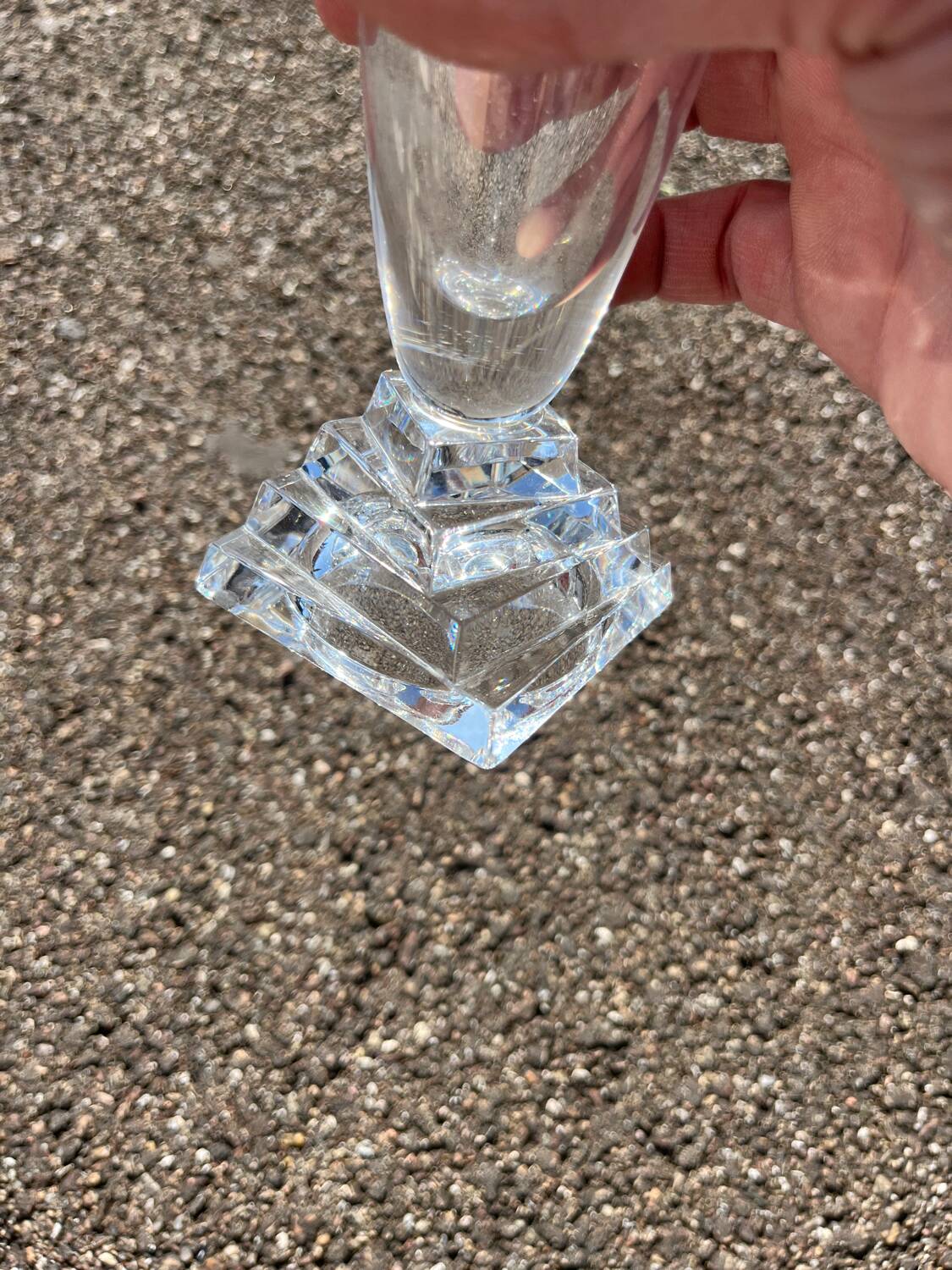 JG Durand crystal vase