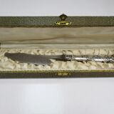 Butter Knife Chiseled Blade, Sleeve Silver Filled - Ecrin
