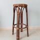 Vintage rattan high stool 60s/70s