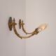 Paire d'appliques en laiton style Louis XVI