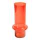 Orange glass vase