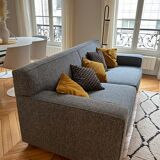 Fabric buckle sofa