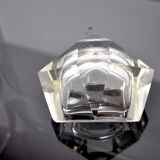 Cendrier de flavio Poli pour seguso, verre sommerso, Murano, italie, 1960