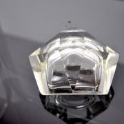 Ashtray by flavio Poli for seguso, sommerso glass, Murano, Italy, 1960