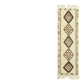 Tapis kilim vintage herki tissé à la main en Turquie 96 cm x 290 cm