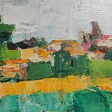 Modern Auvergne landscape
