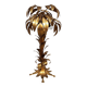Vintage brass leaf palm tree table lamp Hans Kögl