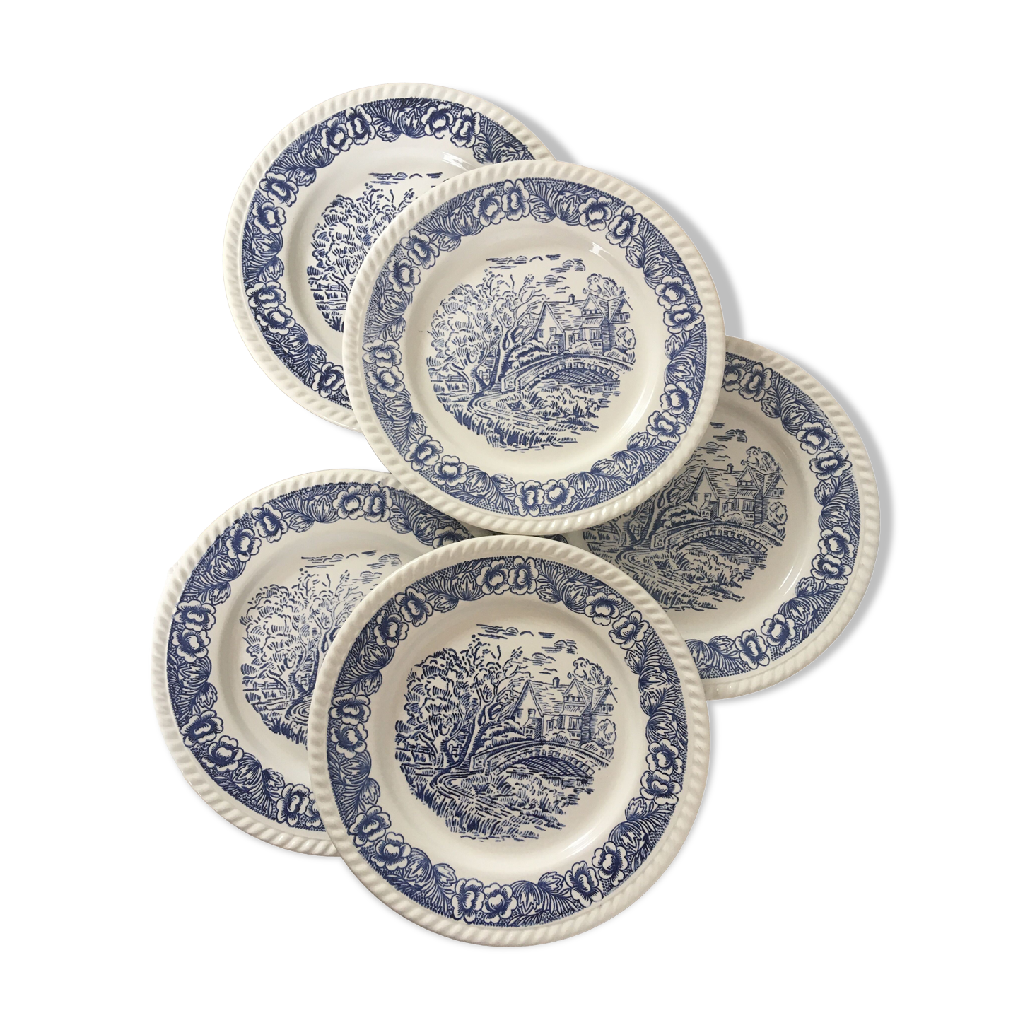 Vintage flat plates "bridge"