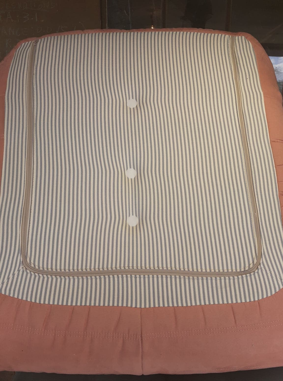 Fireside chair Togo rose by Michel Ducaroy for Ligne Roset