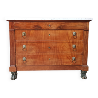 19th century mahogany chest of drawers