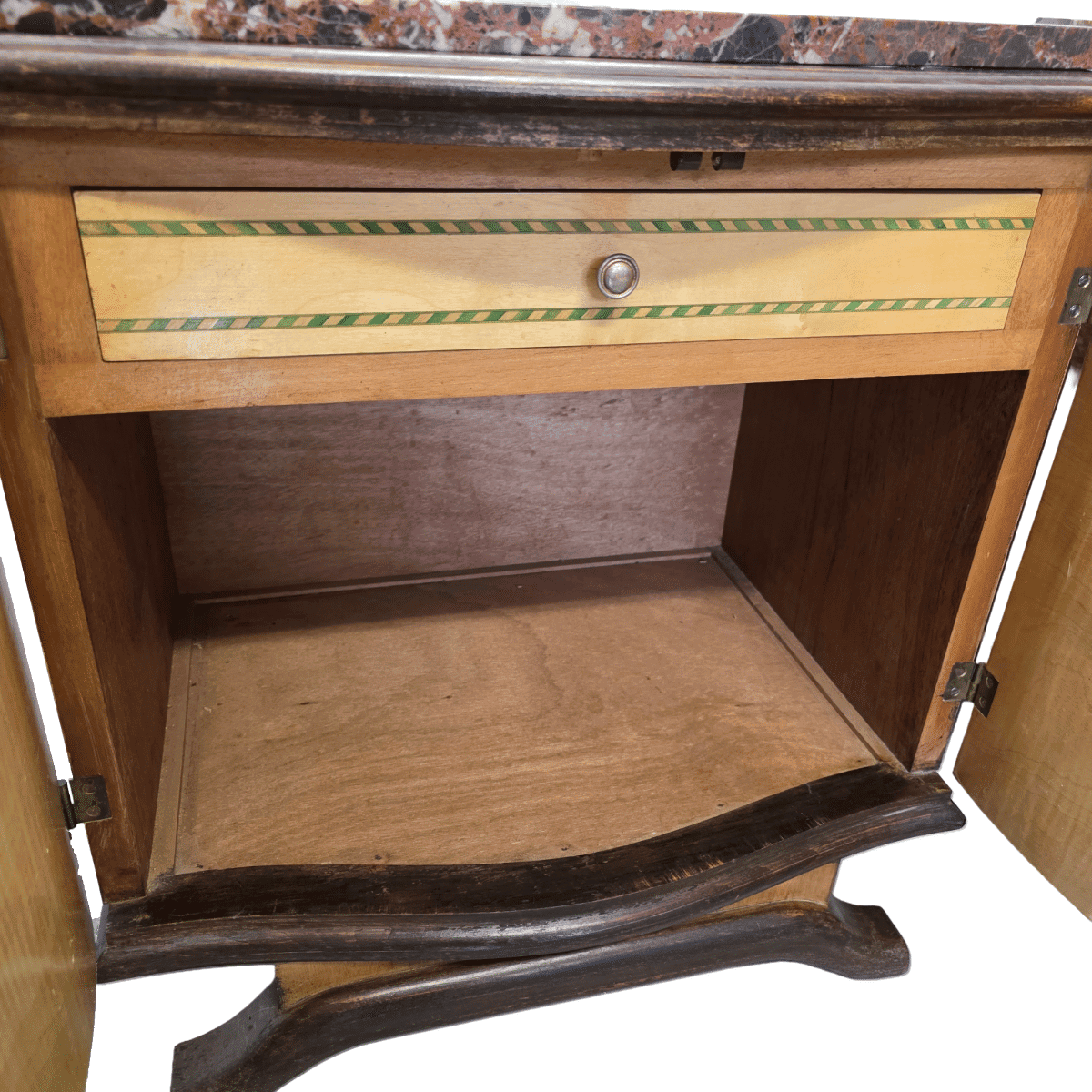 Set Of French Art Deco Bedside Tables, 1930s