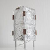 Vintage Glass  Table Lamp by Josef Hejtman for Kamenicky Senov,Czechoslovakia,1960's.