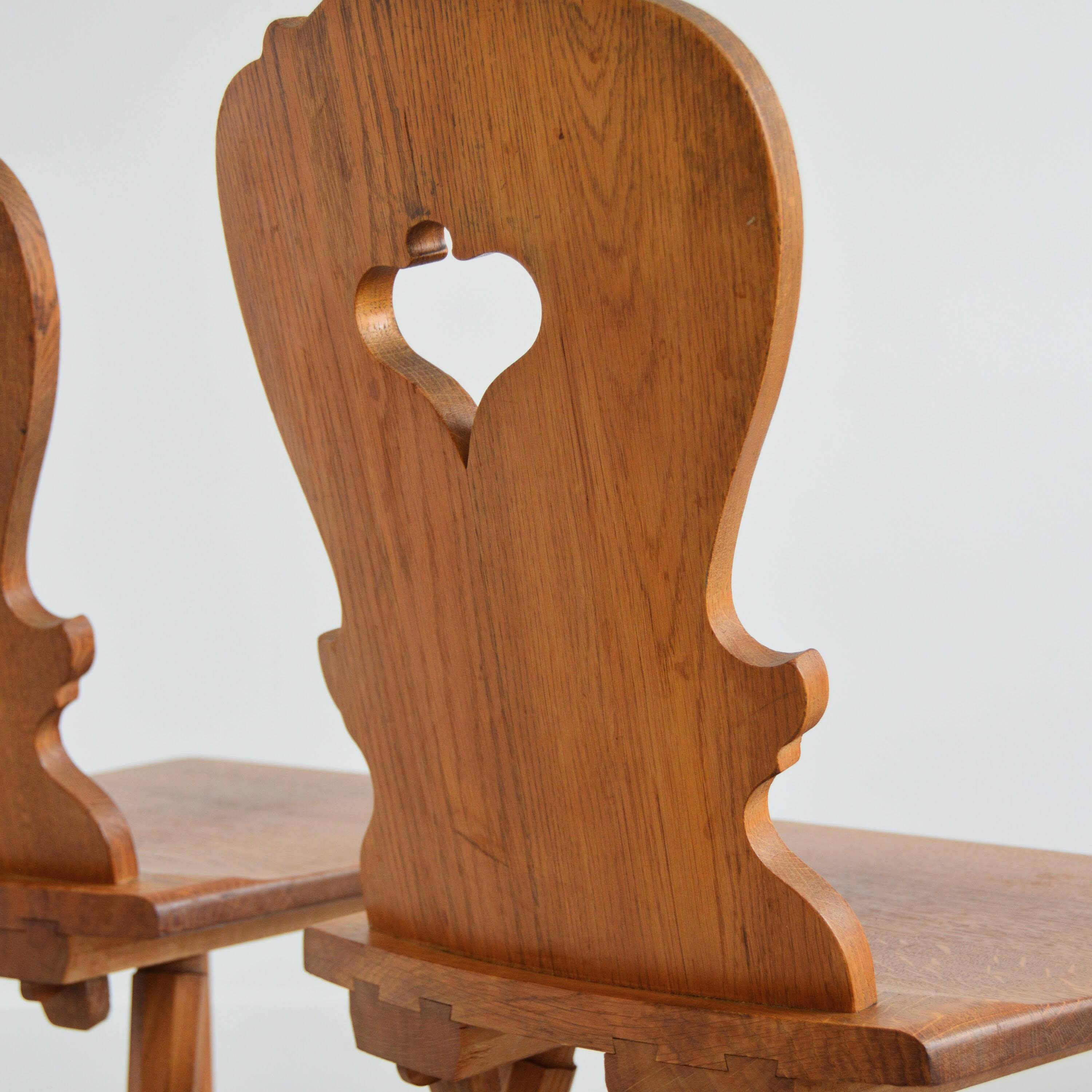 6 Swedish Brutalist chairs, 1960