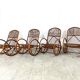 Rocking-chairs vintage en bambou, 1960, set de 4