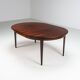Gunni Omann large dining table in rosewood Omann Jun Denmark 1960