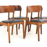 Set of 4 chairs - vintage teak