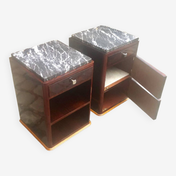 Pair of Art Deco bedside tables