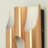 Triple Fuga wall light in copper by Maija Liisa Komulainen for Raak