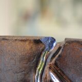 Vase sculpture from the artist residencies at the Ravel pottery workshop.