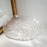 Compotier en verre ciselé