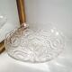 Compotier en verre ciselé