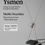 “Ysmen” lamp by Ingo Maurer – MaMo Nouchies design – authentic