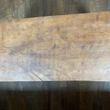 Table base brutalist solid wood