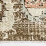 Geometric Handknotted Wool Rug