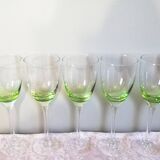5 verres à pied