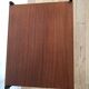 Vintage vinyl coffee table on wheels 1960