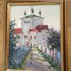 Old painting Oil on cardboard dimensions: height - 59 cm - width - 49 cm -