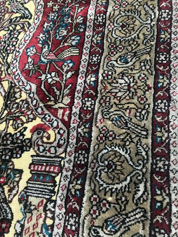 Hereke silk carpet 95x153 cm