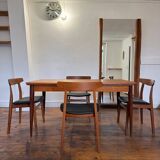 Extensible table by Oswald Vermaercke, 1960