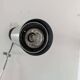 Pair of brushed aluminium tube wall lights from the 70s.