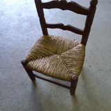 Children's chair paid wood