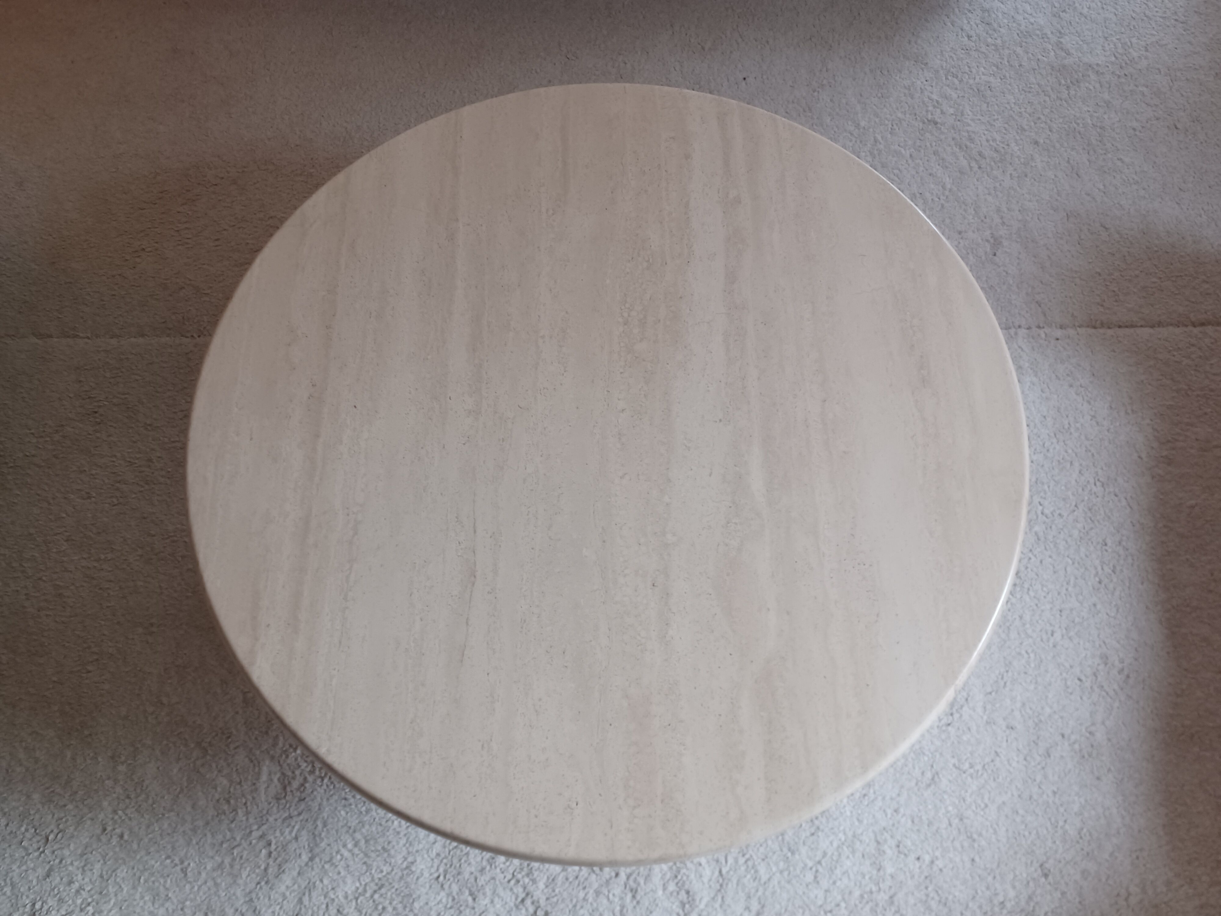 Vintage travertine coffee table