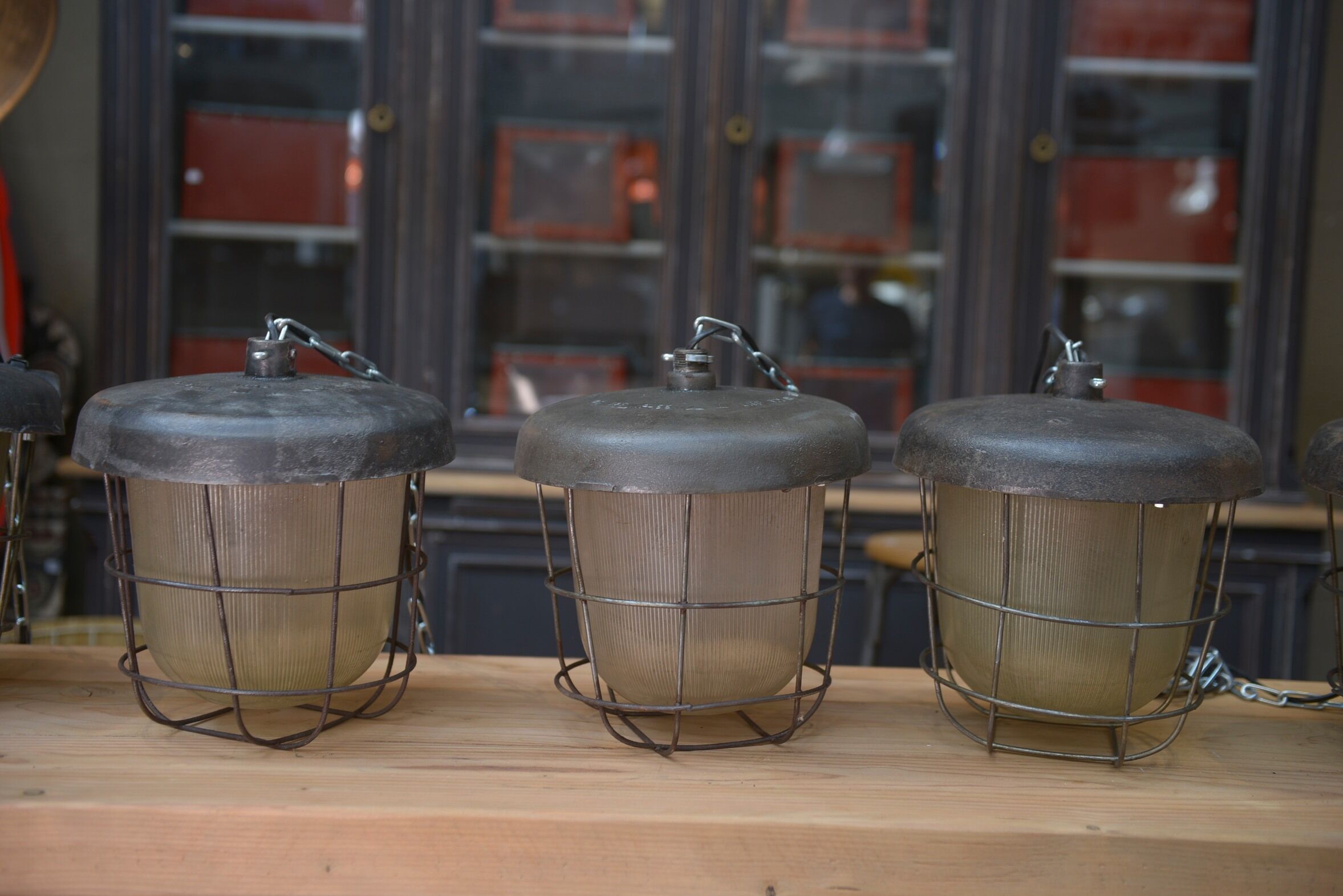 Old cast iron street lanterns 1920