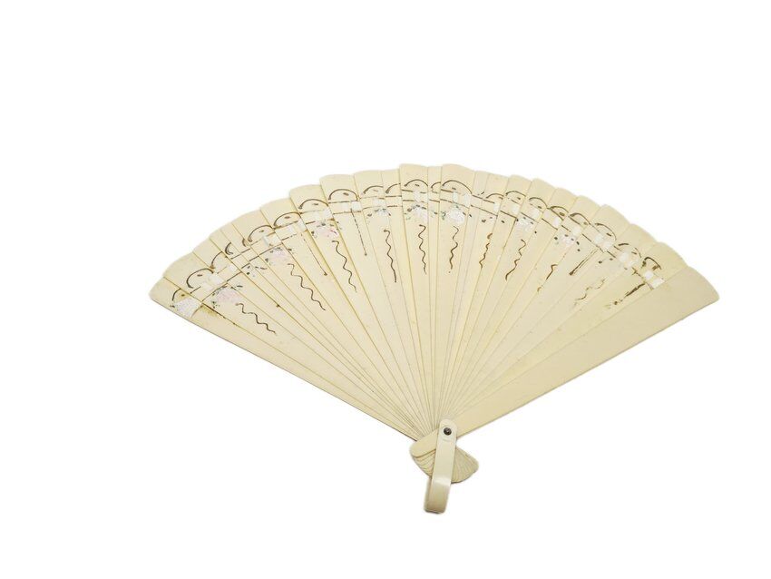 Art Nouveau Polish celluloid fan, 1900s