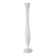 Twisted foot opaline vase, white, 1970