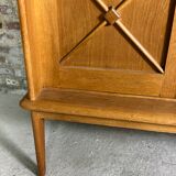 Vintage 1950 oak storage unit / secretary