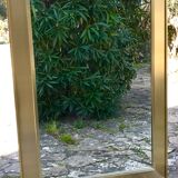 Mirror brass vintage 110 X 80