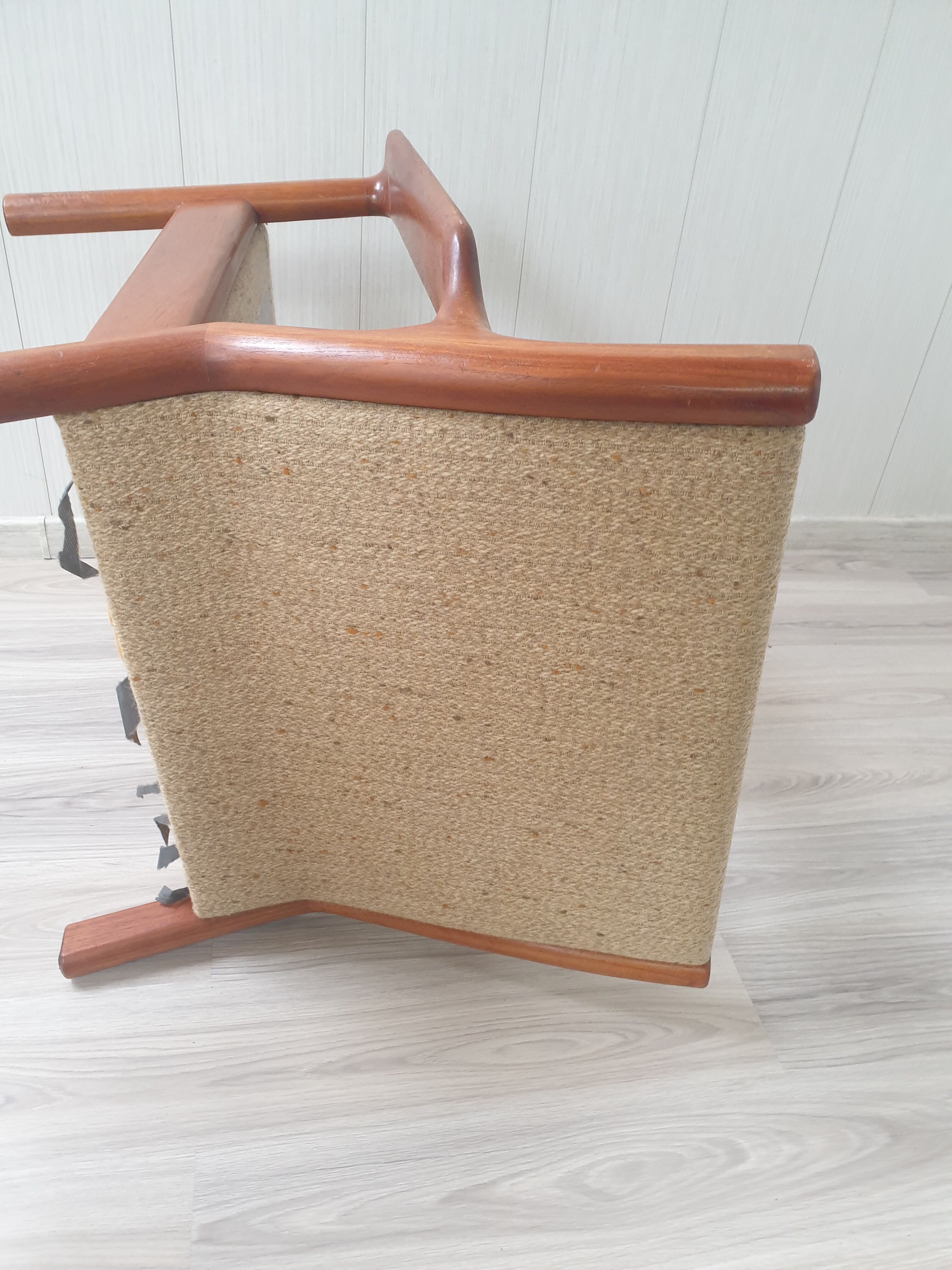 Mid - Century Danish teak armchair.