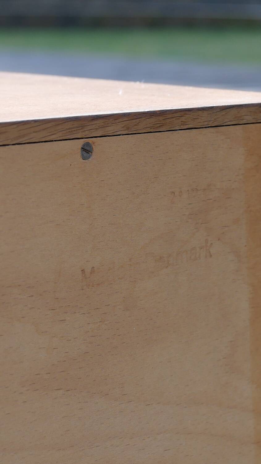 RY25 oak sideboard by Hans J. Wegner, produced by RY Mobler, 1960