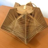 Suspension en bois et fils style scandinave