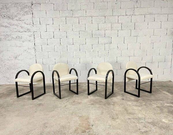 Quatre fauteuils Bauhaus années 1930